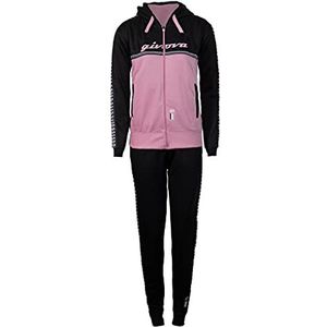 GIVOVA Dames Jumpsuit 101 met band en capuchon van FLEECE LILA Gr. S