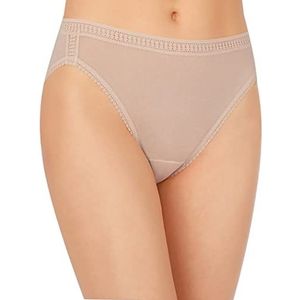 Op Gossamer vrouwen Gossamer Mesh Hi-Cut korte panty - roze - M