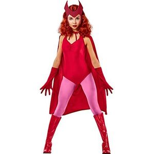 Rubie's Officieel Disney Marvel Wanda-kostuum voor volwassenen, superheldenkostuum voor dames, maat XL