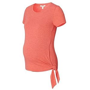 ESPRIT Maternity T-shirt met borstvoedingsfunctie en binddetail, Flame Red - 609, XS