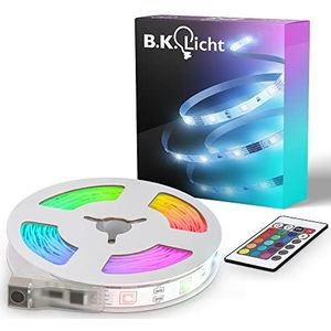 B.K.Licht I USB LED Strip 3 m I Lichtstrip I LED strip I RGB LED strip I Strips I Lint met kleurwisseling I Lichtketting gekleurd I Strips met afstandsbediening I Lichtstrip zelfklevend