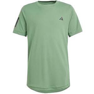 adidas Jongens Club Tennis 3-Stripes Tee, preloved green, 15-16 Years