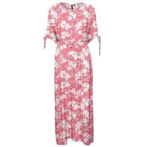 VERO MODA VMMENNY damesjurk, lange jurk, Georgia Peach/Aop: mille, XS