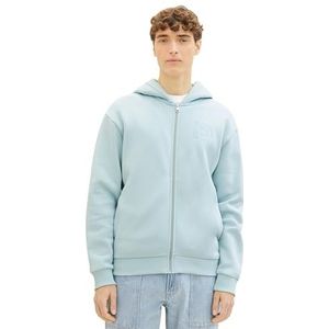 TOM TAILOR Denim Sweatshirt voor heren, 30463 - Dusty Mint Blue, XL