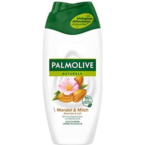 Palmolive Naturals Douchegel met amandel en melk, 6 x 250 ml, crèmedouche met vochtmelk en amandelgeur