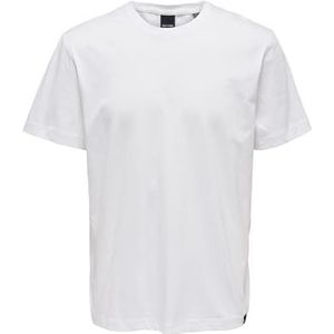 ONLY & SONS ONSMAX Life REG SS Stitch Tee NOOS, wit, XXL