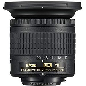 AF-P DX NIKKOR 10-20mm f/4.5-5.6G VR lens/objectief - conpact - groothoekzoom - scherpere foto's bij weinig licht - JAA832DA