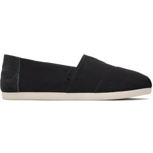 TOMS Heren Alpargata 3.0 Loafer Flat, Zwart geborsteld keperstof suède, 41 EU