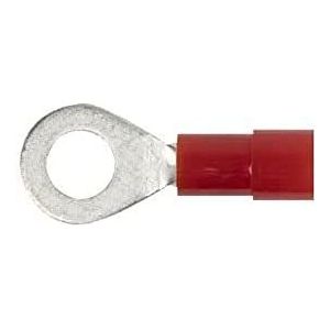 Wiha Terminal de cable plano forma anular aislado 100 ud. según DIN 4-6 mm², M6 (43960)