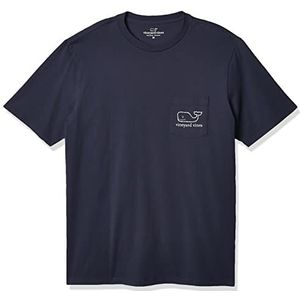 Vineyard Vines Heren T-shirt met korte mouwen en vintage walviszak, Blazer, XXL