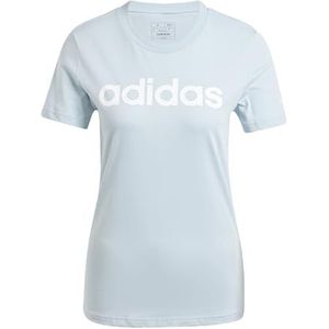 adidas Essentials Slim Logo T-shirt voor dames, XS