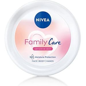 NIVEA Family Care Lichte vochtinbrengende crème voor lichaam, gezicht en handen, 450 ml