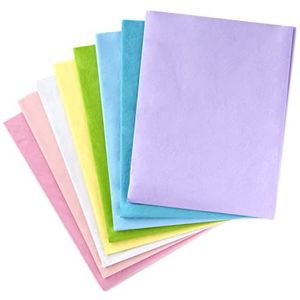 Hallmark Bulk Tissue Papier voor Gift Wrapping (Pastel Rainbow, 8 Kleuren) 120 vellen voor Pasen, Moederdag, Verjaardagen, Geschenkverpakking, Ambachten, DIY Papier Bloemen, Kwastje Garland en meer
