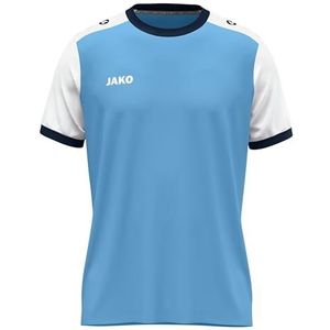 JAKO Unisex Tricot Dynamic, korte mouwen, SkyBlue/wit/marine, M