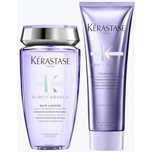 Kérastase Blond Absolu Cicaflash 250 ml Intensieve & opbouwende fondant & Kérastase Kérastase Blond Absolu Bain Lumiere Shampoo 250ml