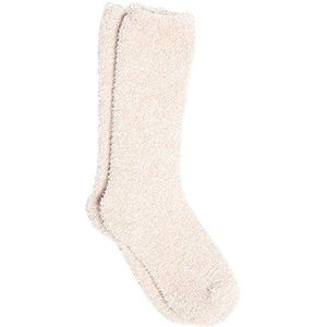 Barefoot Dreams Cozychic gemêleerde sokken voor dames, oudroze/wit, Eén Maat