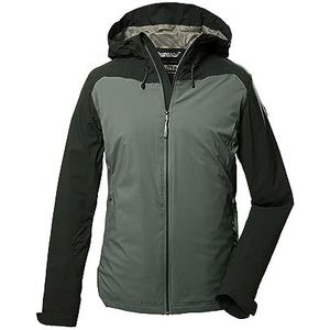killtec Dames Functioneel jack/outdoorjack met oprolbare capuchon KOS 24 WMN JCKT, pale green, 42, 41313-000