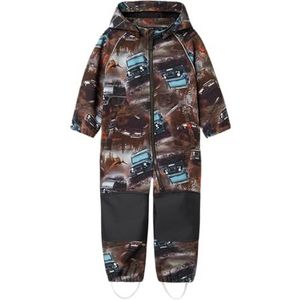 NAME IT Nmmalfa08 Softshell Suit Aop1 Fo Noos regenpak jongens, Groen, 80