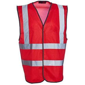 Blackrock Hi-Vis Rood Mouwloos Vest Vest Vest - 2XL