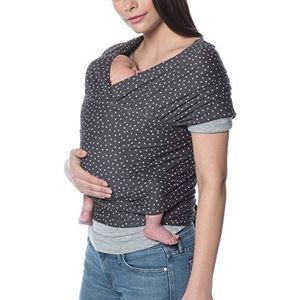 Ergobaby Babydraagdoek voor pasgeborenen, Twinkle Grey, vanaf de geboorte tot 11 kg