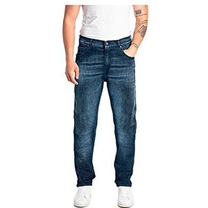 Replay Heren Jeans Sandot Tapered-Fit Bio, donkerblauw 007, 30W / 30L