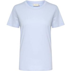 KAFFE Dames T-shirt, korte mouwen, regular fit, kamarijn, windsurfer, XL