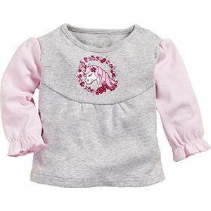 Schnizler baby-meisjes sweatshirt interlock eenhoorn shirt met lange mouwen