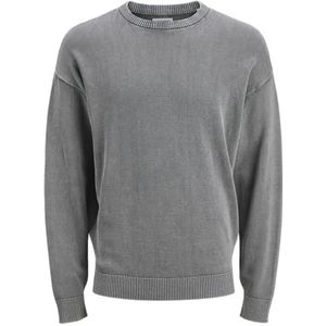 Jack & Jones - JJECHARGE FADED KNIT CREW NECK - Trui - Castlerock