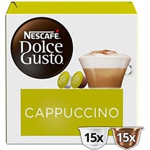 Nescafé Dolce Gusto capsules Cappuccino - voordeelverpakking - 90 koffiecups - geschikt voor 45 koppen koffie - Dolce Gusto cups