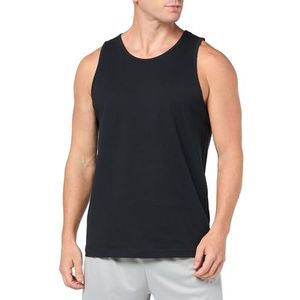 Amazon Essentials Men's Tanktop met normale pasvorm, Zwart, XS