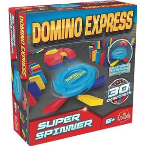 Domino Express Stunt Spinner, Constructiespeelgoed voor Kinderen vanaf 6 Jaar, Dominospel met 30 Dominostenen