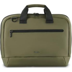 Hama Laptoptas voor laptops van 15,6-16,2 inch (lichte zakelijke tas als schoudertas of draagtas, notebooktas met organizer-voorvak en binnenvak, waterafstotend, gewatteerd), olijf