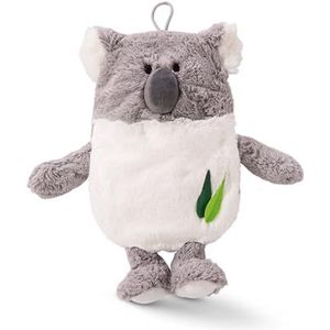 Warmwaterkruik Koala 350 ml 34 cm grijs - Duurzame 2 in 1 - Zacht en gezellig pluche knuffeldier en bedwarmer voor meisjes en jongens - Warmtekussen voor het bed vanaf 10 maanden