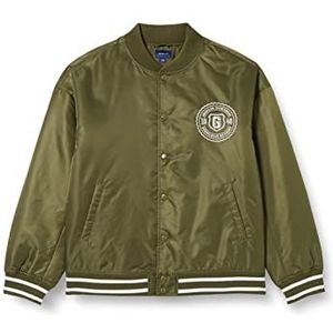 GANT Unisex New Haven Varsity Jacket Jacket, Racing Green, Standard, Racing Green