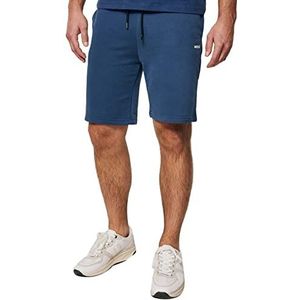 Mexx Heren Sweat Casual Shorts, Navy (Dark Denim), L