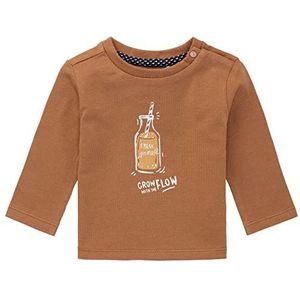 Noppies Baby Baby Jongens Boys Tee Longsleeve Hawija T-shirt, Caramel Brown - P900, 62 cm