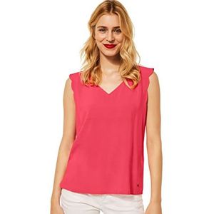 Street One Dames A343328 blouse top, Intense Coral, 34