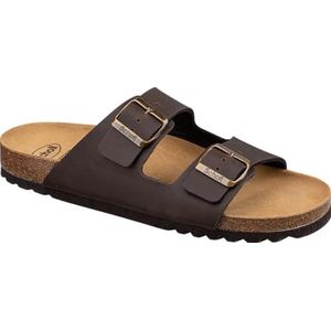 Scholl Herensandalen Julien, Donker bruin, 41 EU