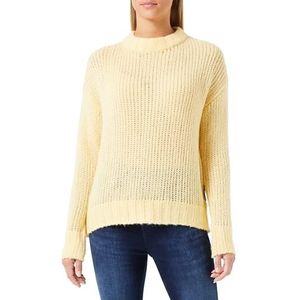 HUGO Sloos gebreide sweater voor dames, Medium Beige 261, L