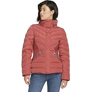 TOM TAILOR Dames Opstaande kraag bufferjas met gerecycled polyester 1026989, 11183 - Cozy Pink, L