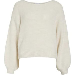 Vila Dames Vimarley L/S gebreide trui, Egret, M, Egrot, M
