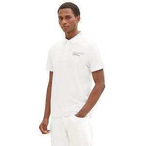 TOM TAILOR 1036414 Poloshirt voor heren, 10332-Off White, XXL, 10332 - Off White, XXL