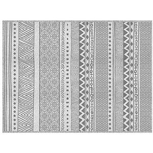 Laroom Vinyl tapijt Asilah grijs, 200 x 266 cm, grijs, 200 x 266 x 0,3 cm