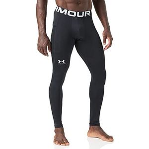 Under Armour ColdGear Leggings voor heren, Zwart (001) /Wit, 3XL groot