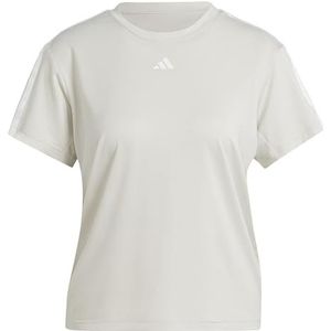 Adidas Aeroready Train Essentials 3-Stripes T-shirt voor volwassenen, Orbit Grijs/Wit, L
