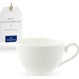 Villeroy en Boch Royal koffiemok, filigraan mok met gebogen handvat van hoogwaardig premium bone porselein, vaatwasmachinebestendig, 200 ml