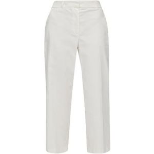 s.Oliver BLACK LABEL regular: Culotte met plooi, Crème 0200, 36