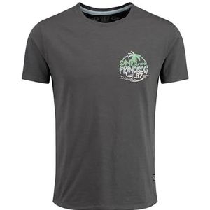 KEYLARGO Heren T-shirt MT Sound Round, Antraciet (1101), XXL