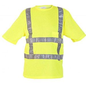 Hydrowear 040430FY Tabor Viloft T-Shirt, 100% polyester, 4X-Large maat, Hi-Vis geel