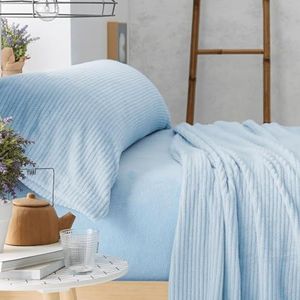 Burrito Blanco Coralina, beddengoed 965 blauw, 135 cm bed | (+ beschikbare maten) | Winterbeddengoed | Design 965 | Kleur Blauw